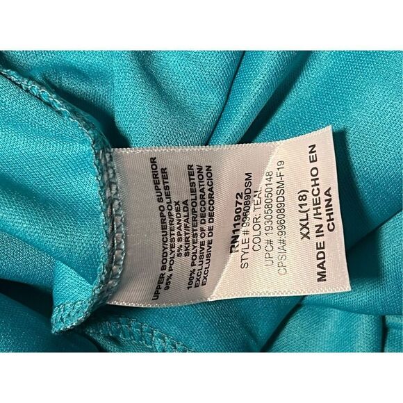 Disney Descendants 3 Uma Dress Size XXL (18) Mint Green in Color - Picture 4 of 6